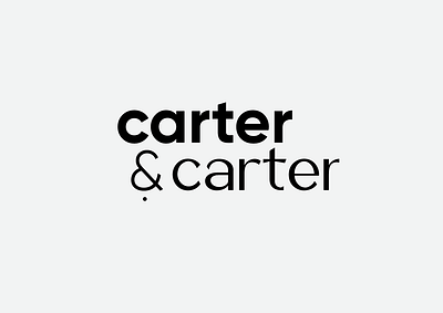 Carter & Carter branding graphic design logo