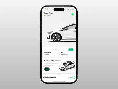 The love for Skoda - Skoda Enyaq app app design application ui branding charging darkmoda design ev evcharging illustration ios iosapp lightmode logo love skoda ui ux uxdesign volkswagen