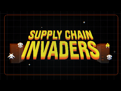 Space invaders after effects animation character gif motion graphics