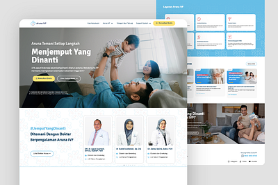 Introducing ArunaIVF.com: A New Digital Home for Parenthood Drea clinic development hospital ivf ui ux website wordpress