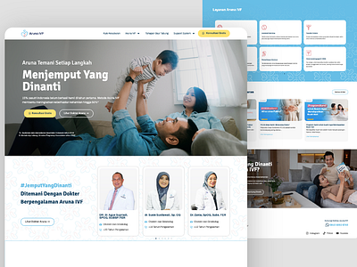 Introducing ArunaIVF.com: A New Digital Home for Parenthood Drea clinic development hospital ivf ui ux website wordpress