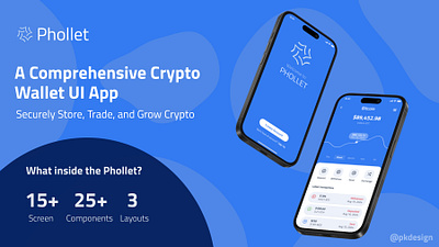 Phollet Crypto Wallet branding crypto ui