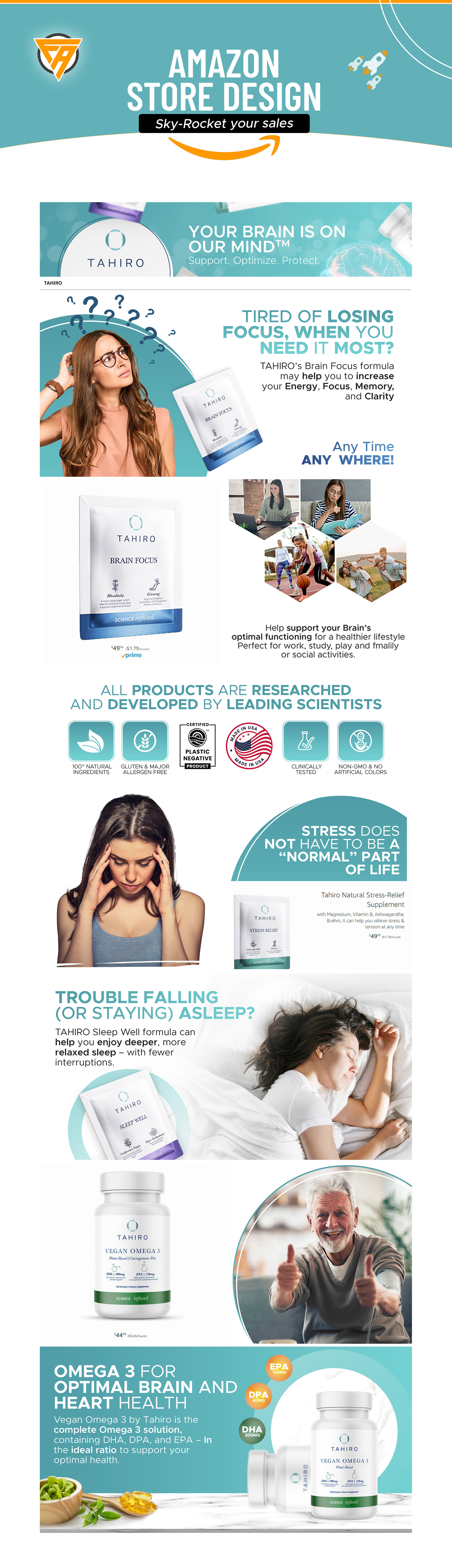 Amazon Storefront: Tahiro amazon product photos