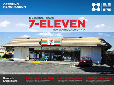 Real Estate Offering Memorandum | 7-Eleven 7 eleven flyer memorandum real estate