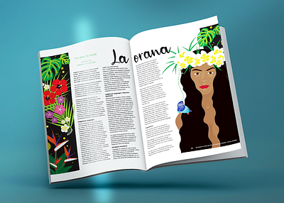 Layout – Magazine Pages graphic design illustration layout magazine