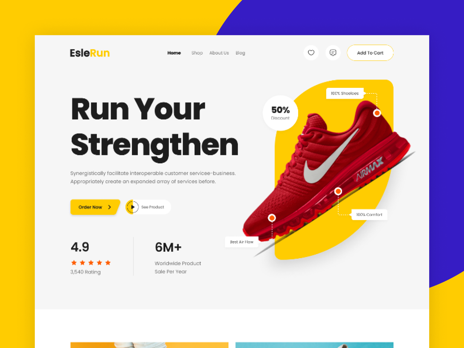 E Commerce Product Website landing page UI UX Design by MD Jehad UI UX ...