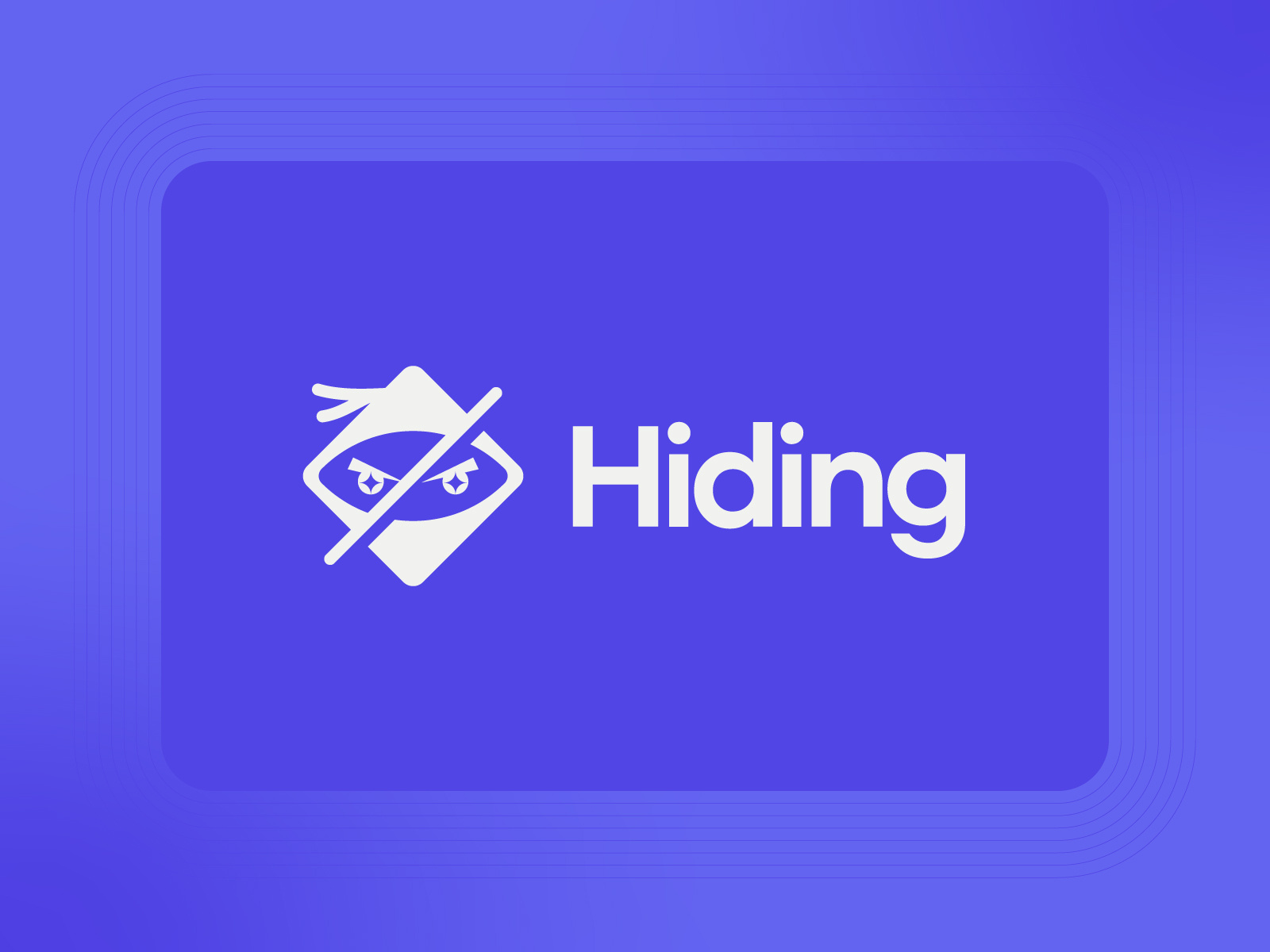 Hiding AI logo design ai app icon artist branding cyber security developer full stack graphic design hidden productivity tools logo logos mark minimalist logo modern logo simple logo symbol tech logo ui visual identity web3