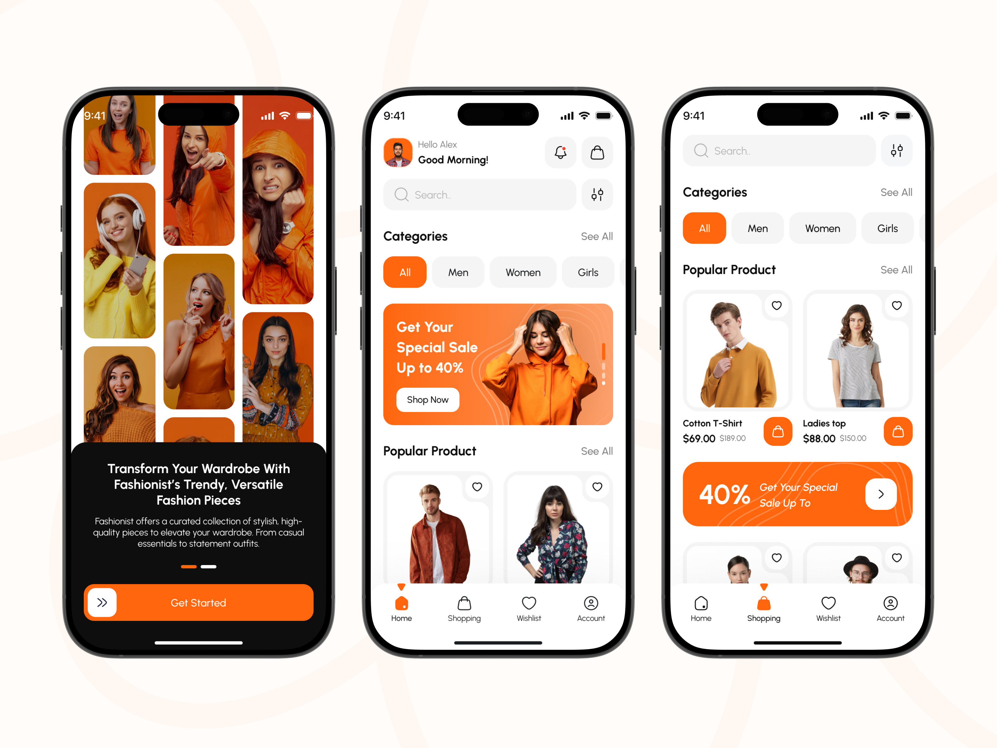 Example of E Commerce Mobile App Design