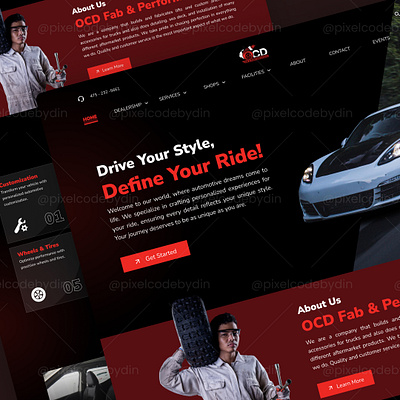 🚗 Obsessed Fab - Website Design automotiveproductdesign automotivewebsite cleandesign design prototyping ui uidesign uiuxdesign userexperience userfriendlydesign userinterface uxdesign webdesign websitedesign