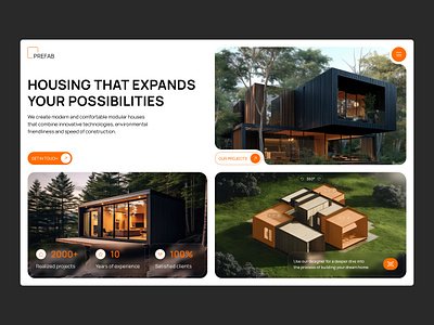 PREFAB - Web Design For Interactive Smart Home Configurator 3d build configurator constraction design graphic design homeautomation innovationindesign intuitive platform personalization real estate smarthome techinnovation ui uxui webdesign website