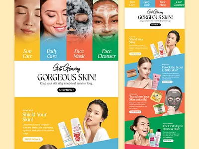 Email Campaign Design adobe photoshop graphic design illustration ui ui design uiux web design website