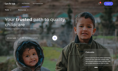 careforkids.au Website redesign redesign ui web design