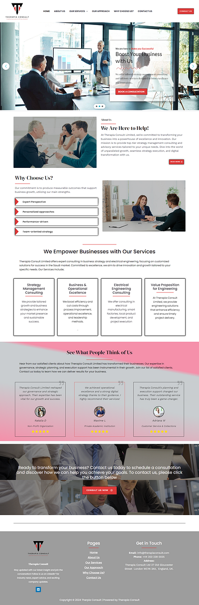 Business Services Website branding business business website construction ecommerce graphic design homepage landing page layout services services website ui ux web design website website design wordpress wordpress website