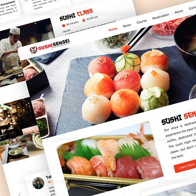 🍣 Sushi Sensei - Website Design branding cleandesign design sushiexperience ui uidesign uiuxdesign userexperience userfriendlydesign userinterface uxdesign webdesign websitedesign