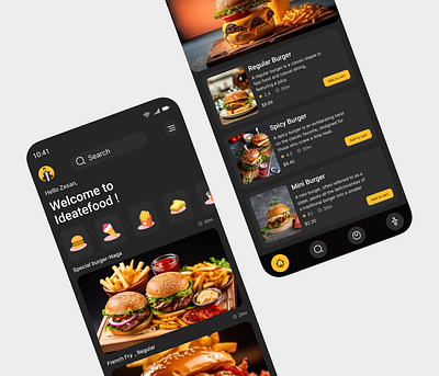 Food Delivery Mobile App branding dashboard design e commerce app food delivery app landing page mobile app mobile app case study saas dashboard ui ui ux website design