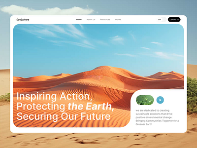 Climate Change Website branding design e commerce landing page ui ux web design