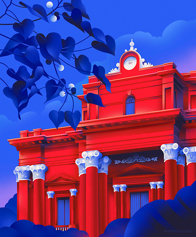 Government museum art bangalore bangaloreisred design illustration museum sajid