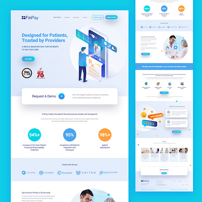 Web design FP designer figma graphic modern ui ux website xd