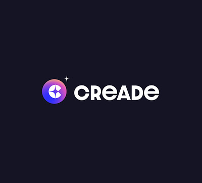 Logo - Creade ai c logo creade creative dark theme design logo modern sleek logo studio