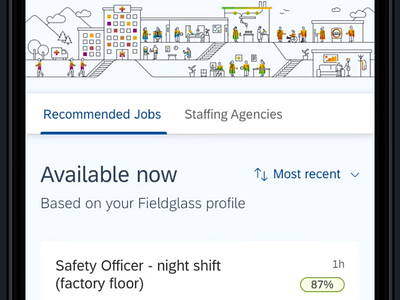 Healthcare staffing app ai b2b figma healthcare hr interaction design mobile product designer prototype sap staffing ui ux ux designer