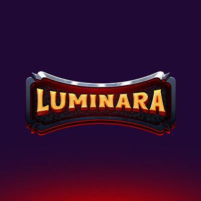 Luminara Game Logo Design 3d branding concept design graphic design illustration logo ui