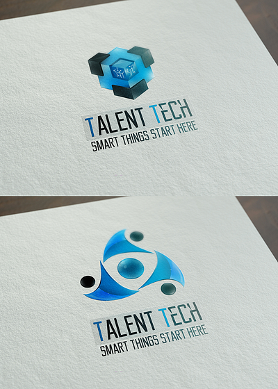 Talent Tech Logo Design branding concept design futuristic graphic design illustration logo