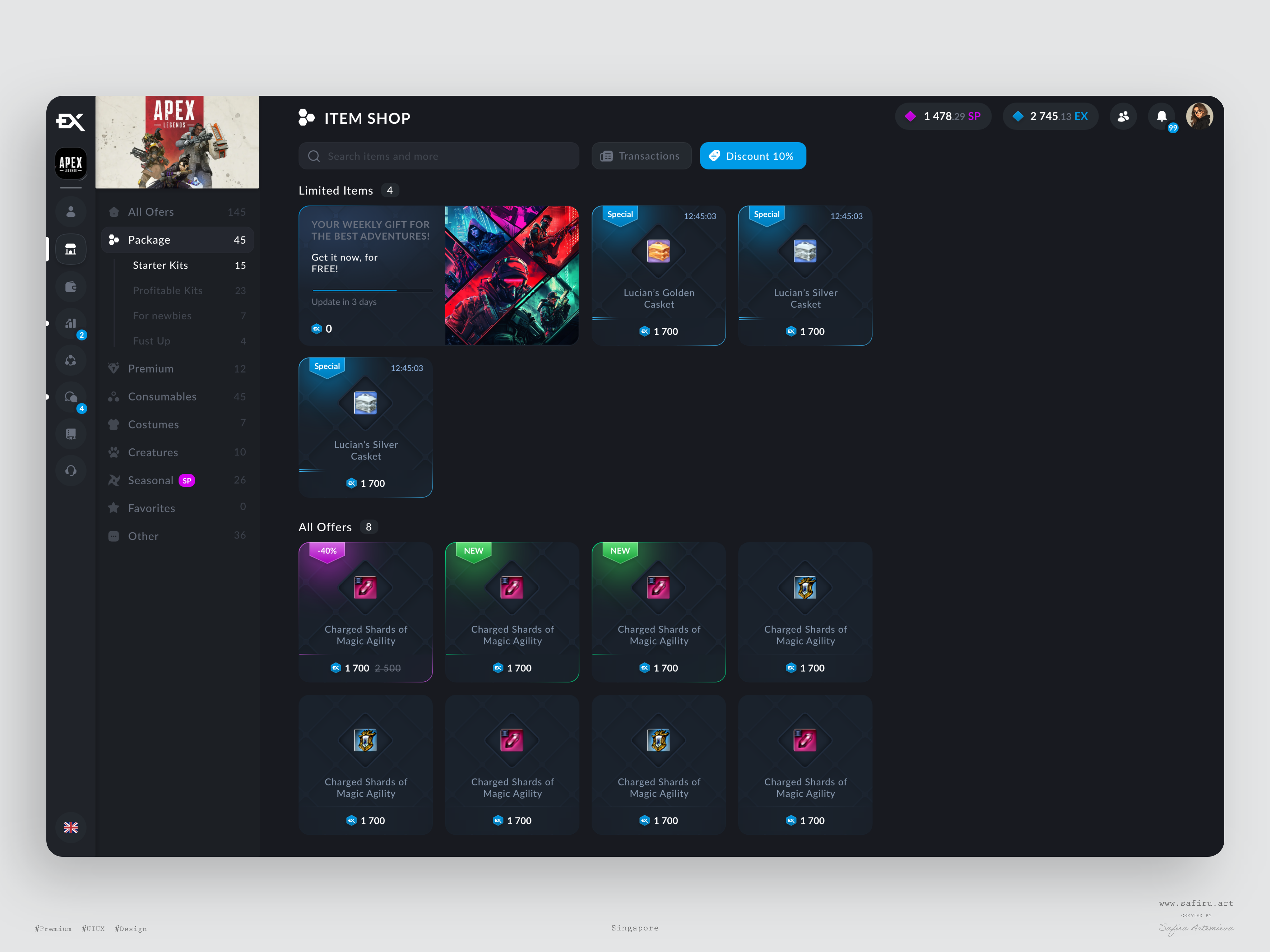 Example of Premium Web Page Design