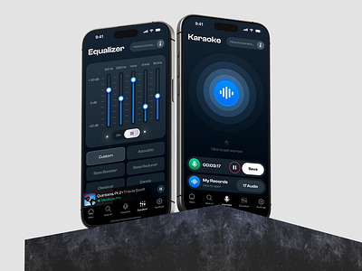 Headphone, Speaker Connect App app audio connect control equalizer headphones ios karaoke listening music playlists recording social sound speakers streaming sync ui ux wireless