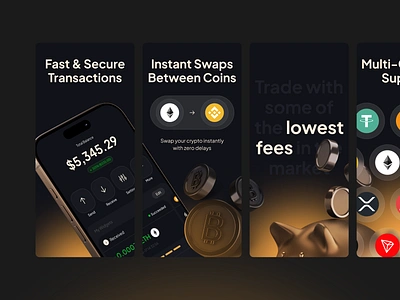 App Store Images | Crypto Wallet app store branding crypto crypto wallet defi design ethereum google play images logo ui ux web