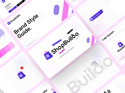 ShopBuildo Brand Guideline app icon brand guidelines brand identity branding branding template creative logo logo design shopbuildo brand guideline shopbuildo logo