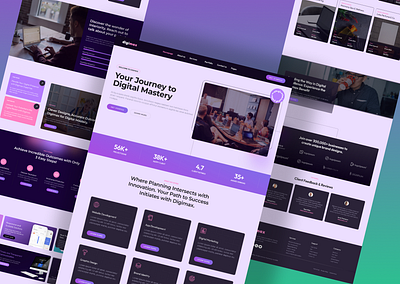 Digimax- Digital Marketing Website branding and design clean layout creative website custom web design digital design figma website interactive design landing page design minimalist design modern uiux professional website responsive design ui user experience user interface visual design web development website design website redesign wordpress website