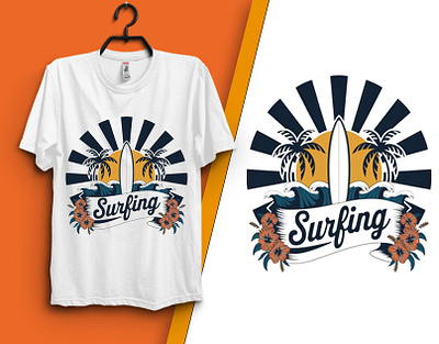 surfing t shirt design apparel apparel design branding graphic design illustration shirt design t shirt t shirt design typography