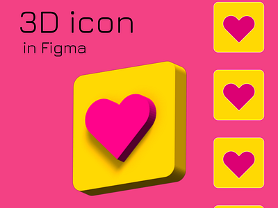 3D icon 3d design figma graphic design icon ux vector