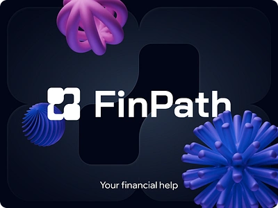 FinPath – Logo and Visual Identity for a Financial Platform branding design graphic design logo visual visual identity