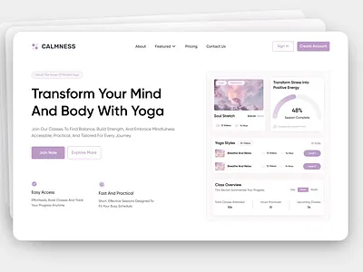 Yoga Training Website UIUX Design brandguideline branding coursewebsite design figma figmadesign homepage illustration landingpageui logo trending ui uicomponents uidesign uiux userinterface ux viral yogaherosection yogawebiste
