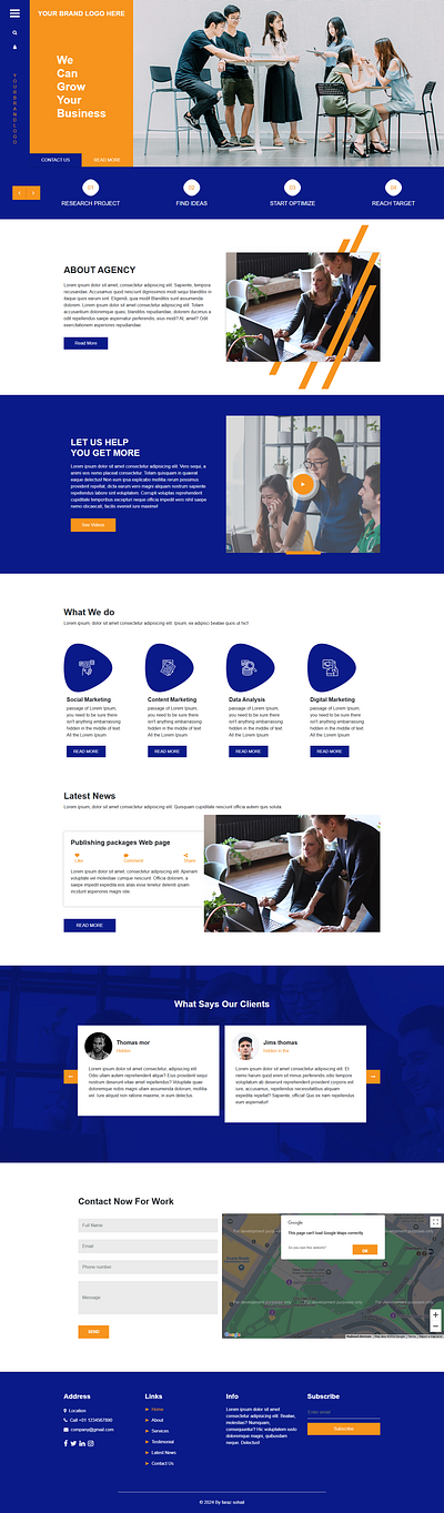 services website design ui/ux css figma html ui ux