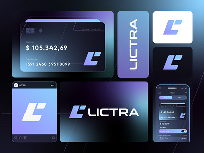 Lictra - Crypto Wallet Logo Design Concept blockchain brand identity branding crypto currency decentralized defi forex l logo lettermark logo logo design logo designer logo identity logotype modern logo technology token wallet web3