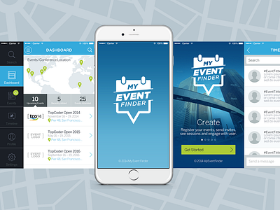 Event Finder Mobile App event finder mobile app ui uiux