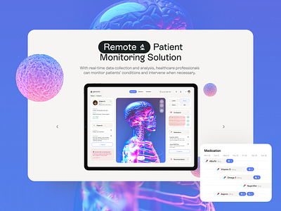Genomic - Medical Website UI UX Design best web design cool website creative website dental health health app health dashboard health ui health website healthcare healthcare app healthcare landing page medical landing page medical website design modern website simple website web design web design inspiration web ui website graphics wellness website