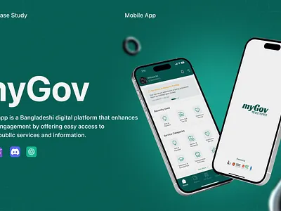 My Gov App Case Study case study redesign ui uiux ux research visual design