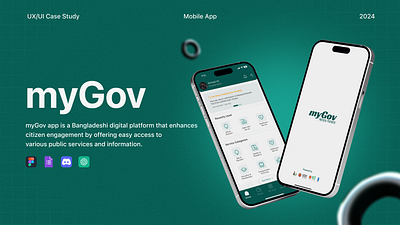 My Gov App Case Study case study redesign ui uiux ux research visual design