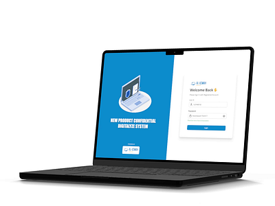 Confidential Digialyze System - Login & Table concept confidential desktop digitalyze login system table ui ux web admin website