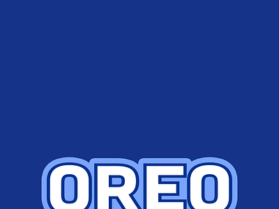 Fake Oreo Ad. 2d 2d animation ads animation design illustration lettering motion design motion graphics type animation