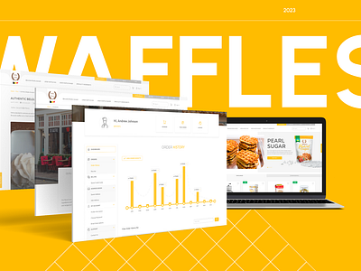 Waffle Pantry | Design for Website ecommerce figma responsive style ui waffles website