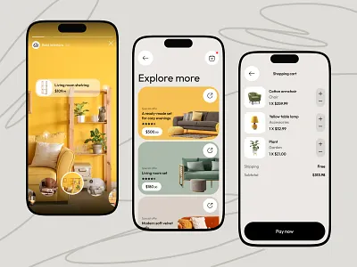 Home Interior Shopping App Concept app application architecture company decor design furniture furniture app home interior interior design mobile mobile app mobile application modern ui ux