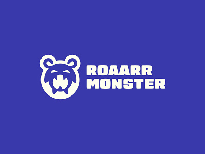 Roaarr Monster animation beautiful monster brand branding cute cute monster cute monster design identity illustration logo design minimal minimalist modern modern logo monster monster branding monster graphic design monster illustration roar simple graphic design