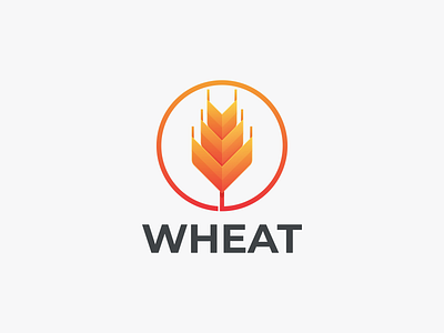 WHEAT branding design graphic design icon logo wheat coloring wheat design graphic wheat icon wheat logo