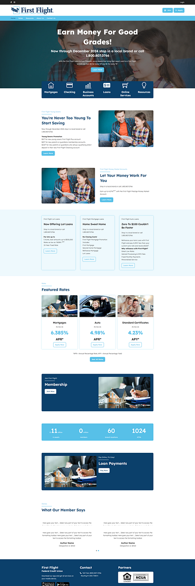 First Flight - A WordPress Website bricksbuilder wordpress