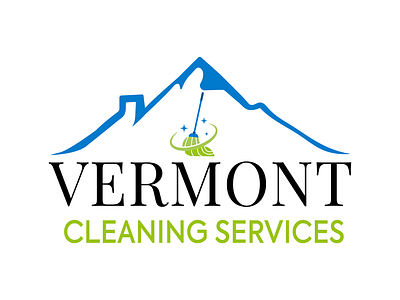 Vermont Cleaning Services logo design branding cleaningservices cleansingcompanylogo graphic design logo