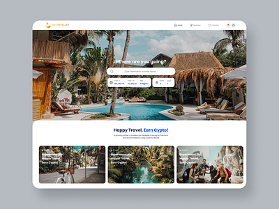 Booking Landing Page - UI/UX Design bali booking booking platform form international booking landing page landing page website luxury luxury design travel traveling tropical design ui ux web size